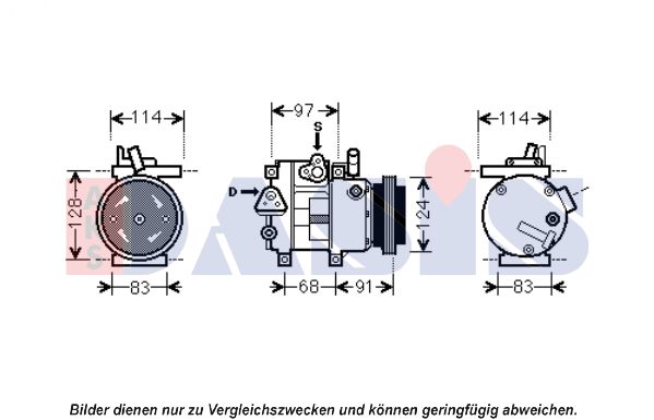 AKS DASIS Kompressor,kliimaseade 851947N